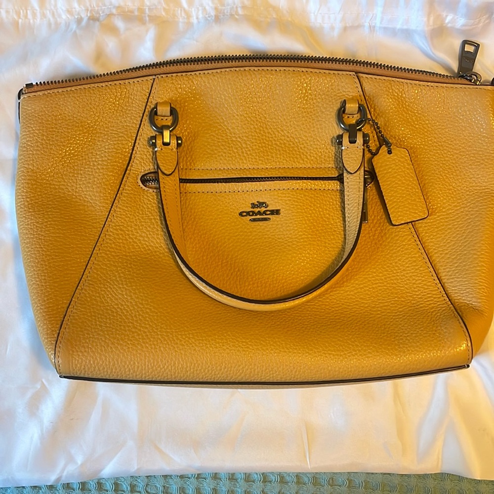 Coach Mustard Yellow Crossbody Bag